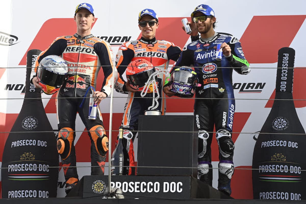 Pol Espargaró, Marc Márquez, Enea Bastianini