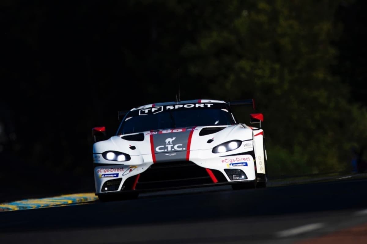 Einer der Aston Martin Vantage von TF Sport aus der GTE Am