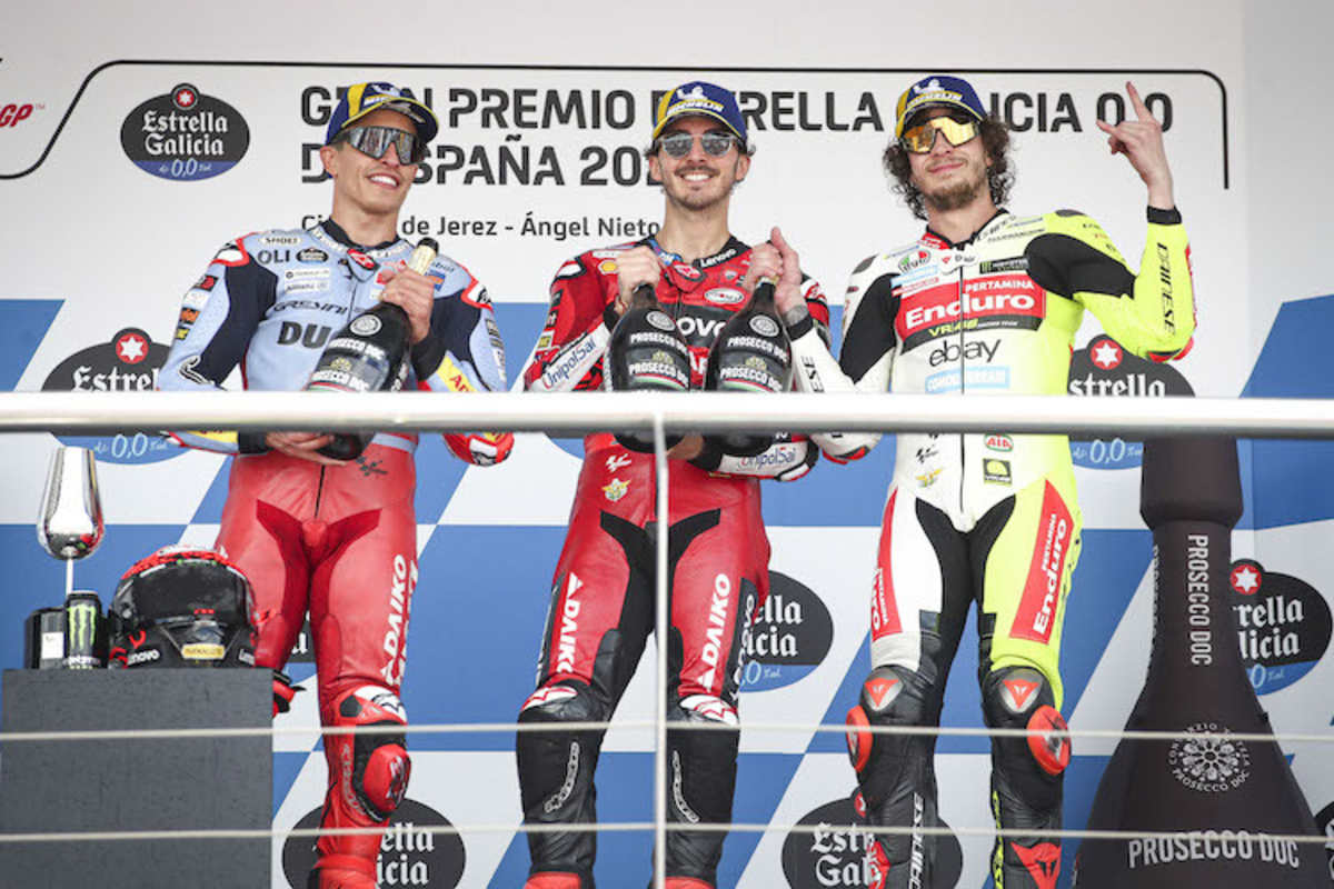 Marc Márquez, Francesco Bagnaia, Marco Bezzecchi