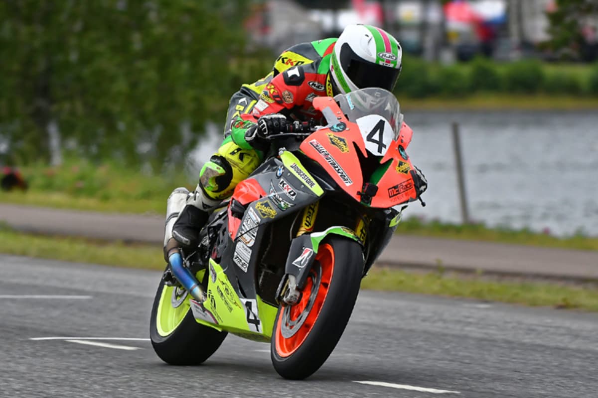 Nico Müller landete zweimal auf dem achten Platz der IRRC Superbike