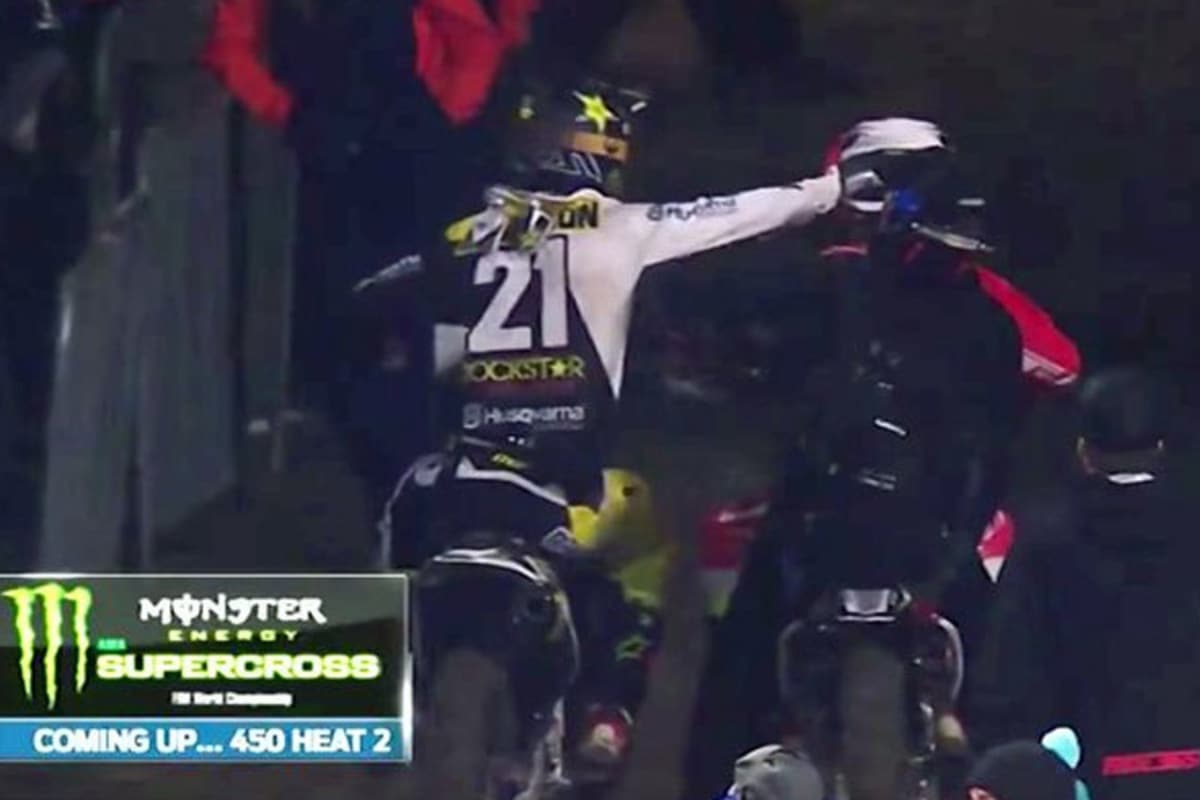 Jason Anderson wird wegen unsportlichen Verhaltens für ein Rennen suspendiert
