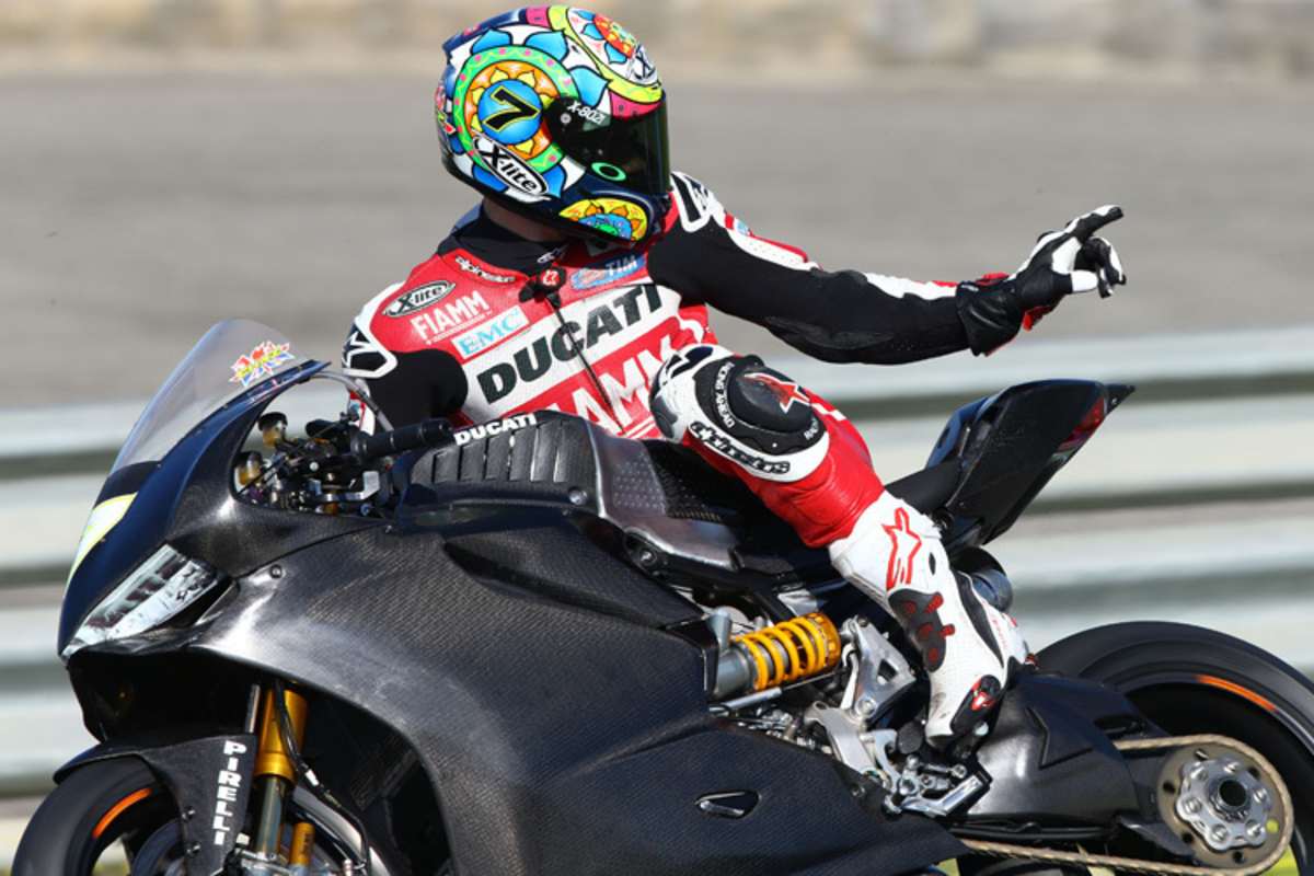 Ducati-Werksfahrer Chaz Davies