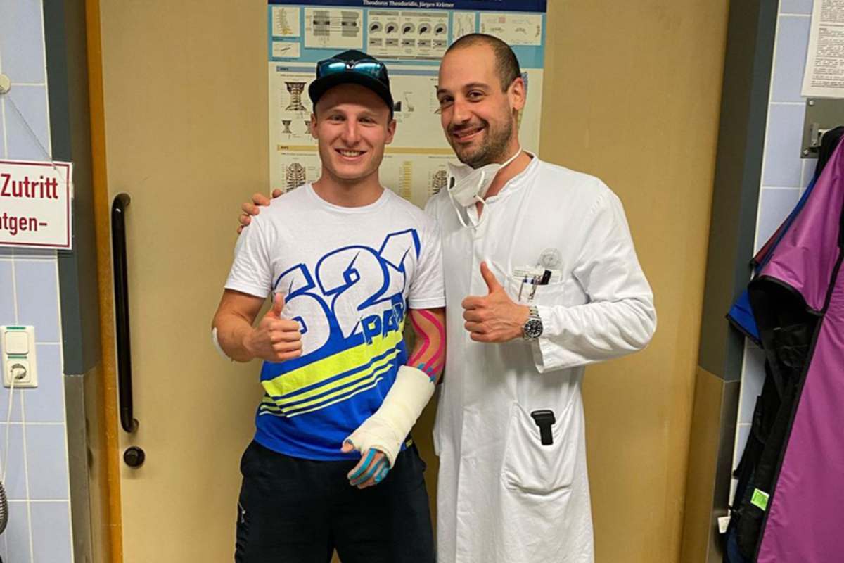 Hobelsberger mit seinem Doc