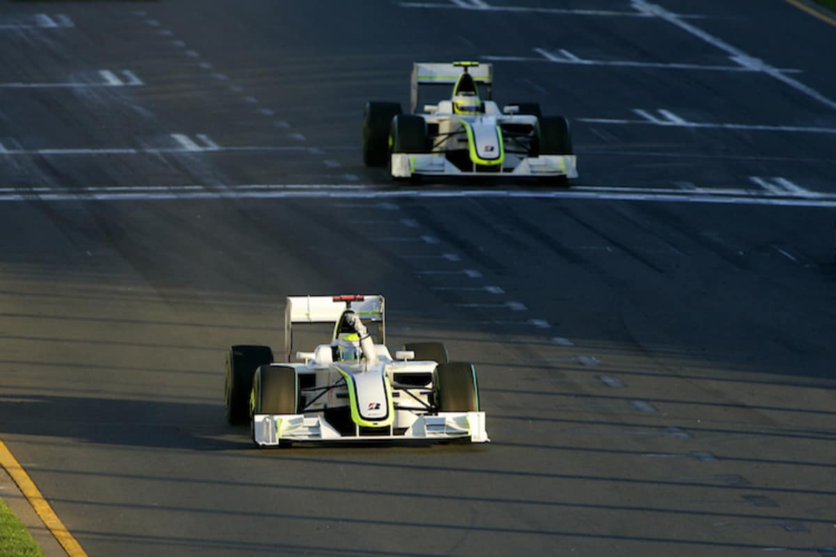 Melbourne 2009: Triumph für BrawnGP, mit Jenson Button vor Rubens Barrichello
