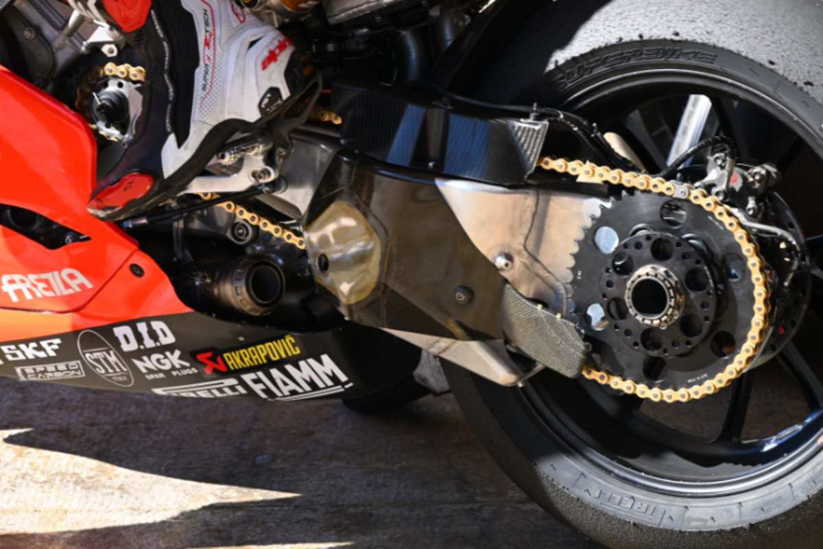 Die bisherige Ducati-Schwinge