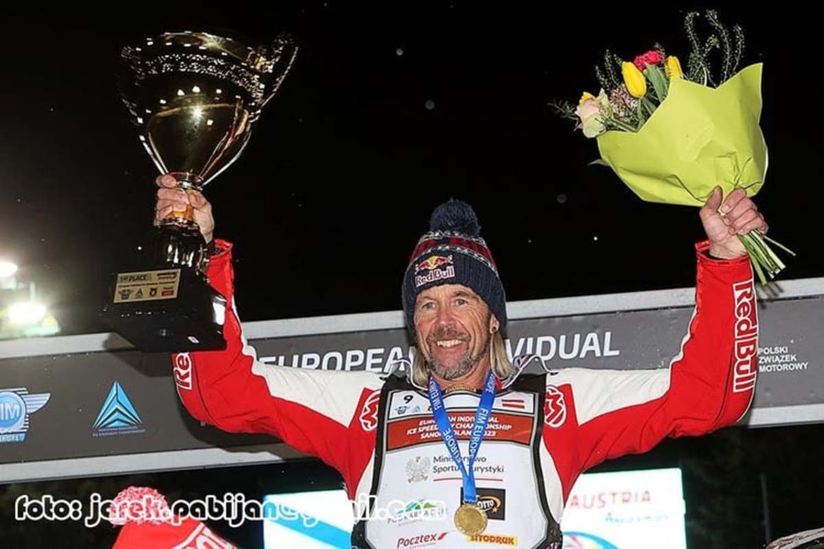 Eisspeedway-Europameister Franz Zorn