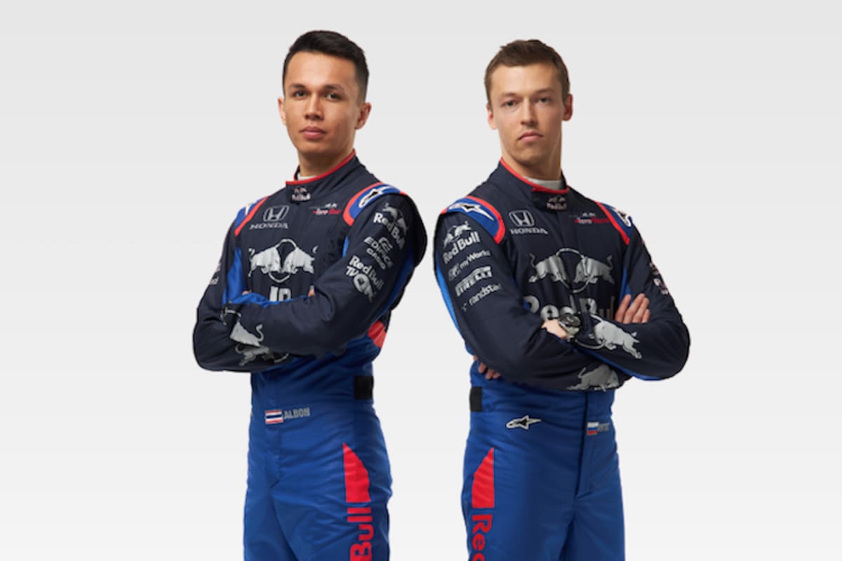 Alex Albon und Daniil Kvyat