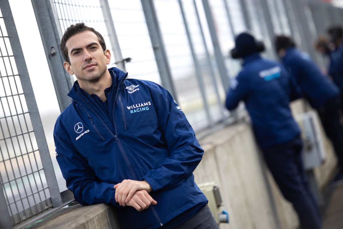 Nicholas Latifi beim Filmtag in Silverstone