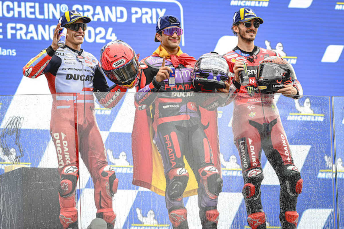 Marc Márquez, Jorge Martin, Francesco Bagnaia