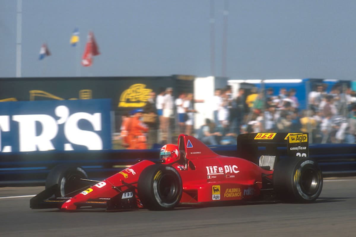 Bruno Giacomelli 1990 im Life