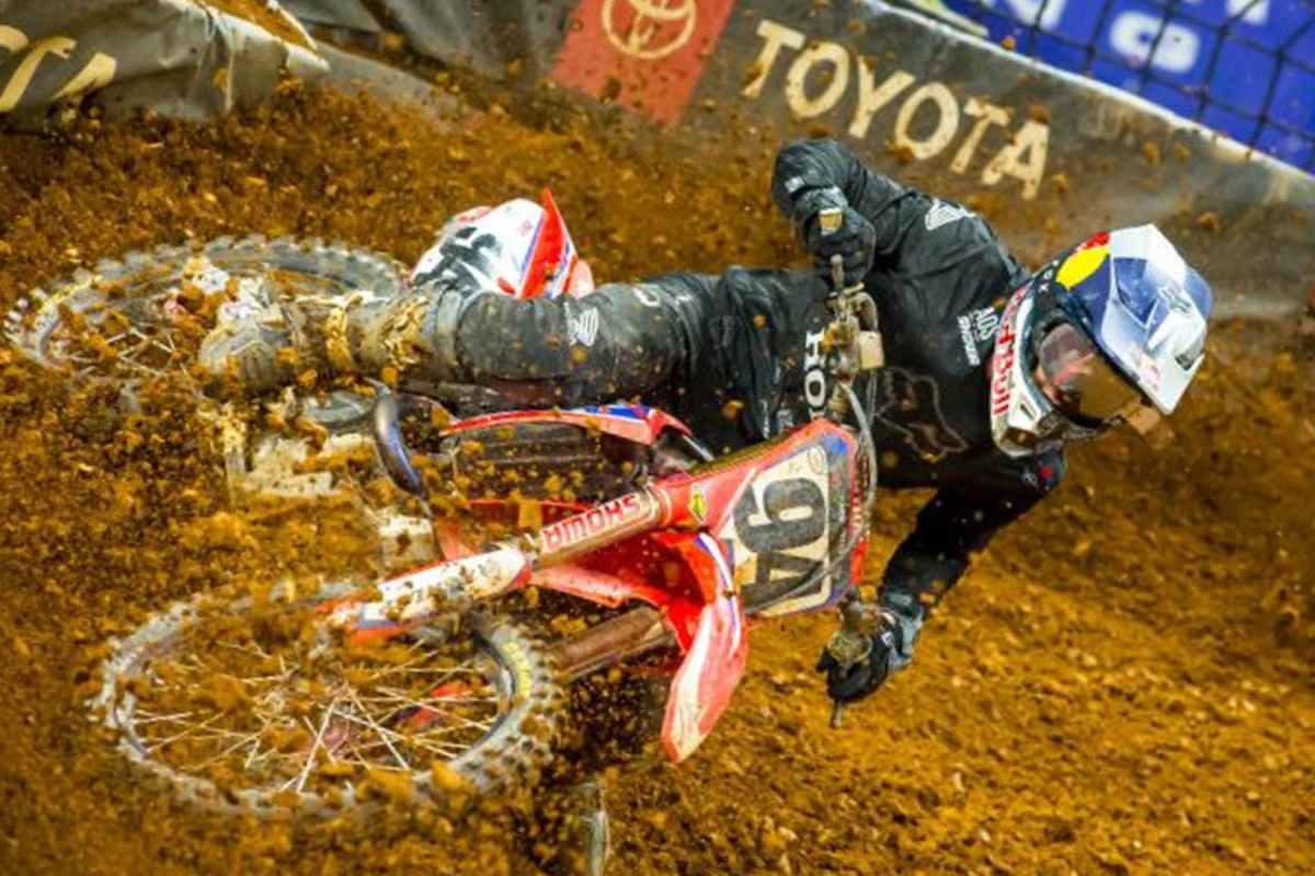 In Atlanta haderte Roczen mit der Strecke und verfehlte das Podium