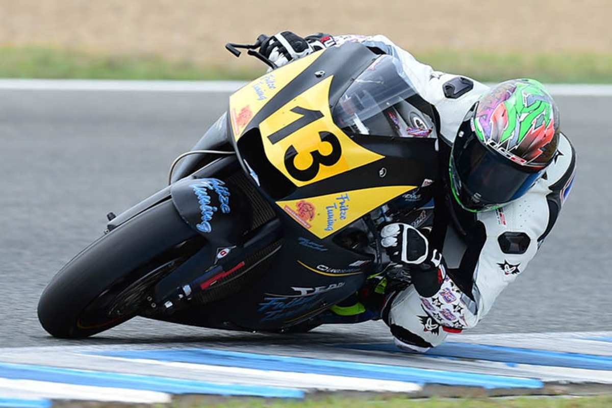 Anthony West auf der FTR des Teams Fritze Tuning