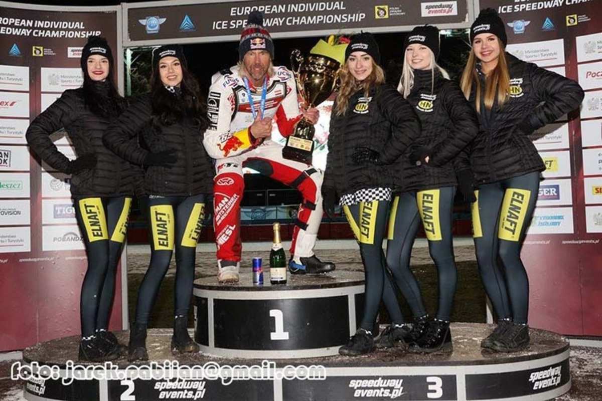 Franz Zorn ist Eisspeedway-Europameister
