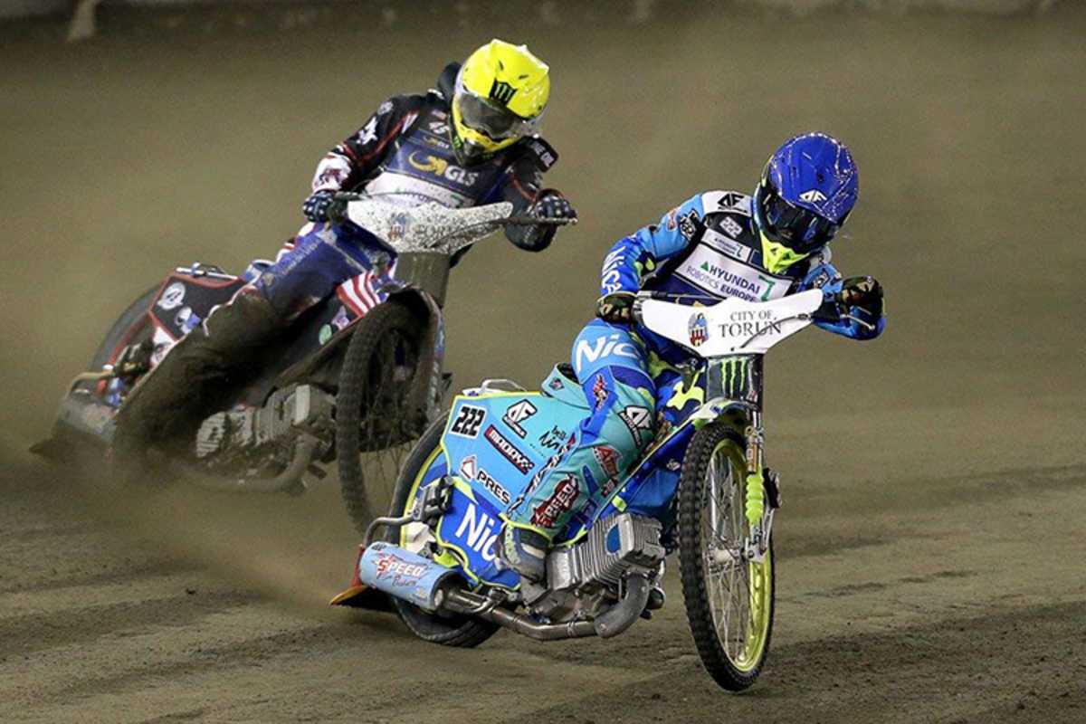 Artem Laguta (vorne) gewann alle Läufe – bis auf das Finale