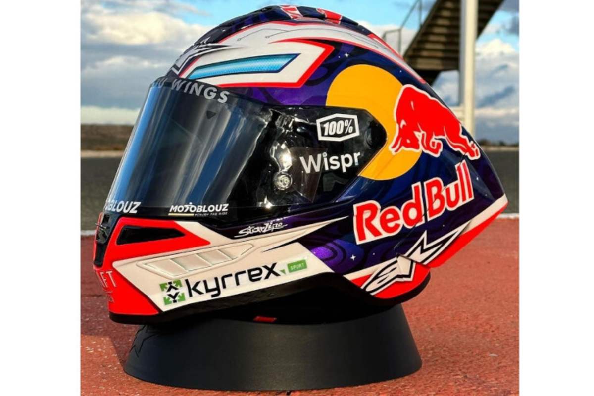 So sieht der neue Sturzhelm von Jorge Martin aus