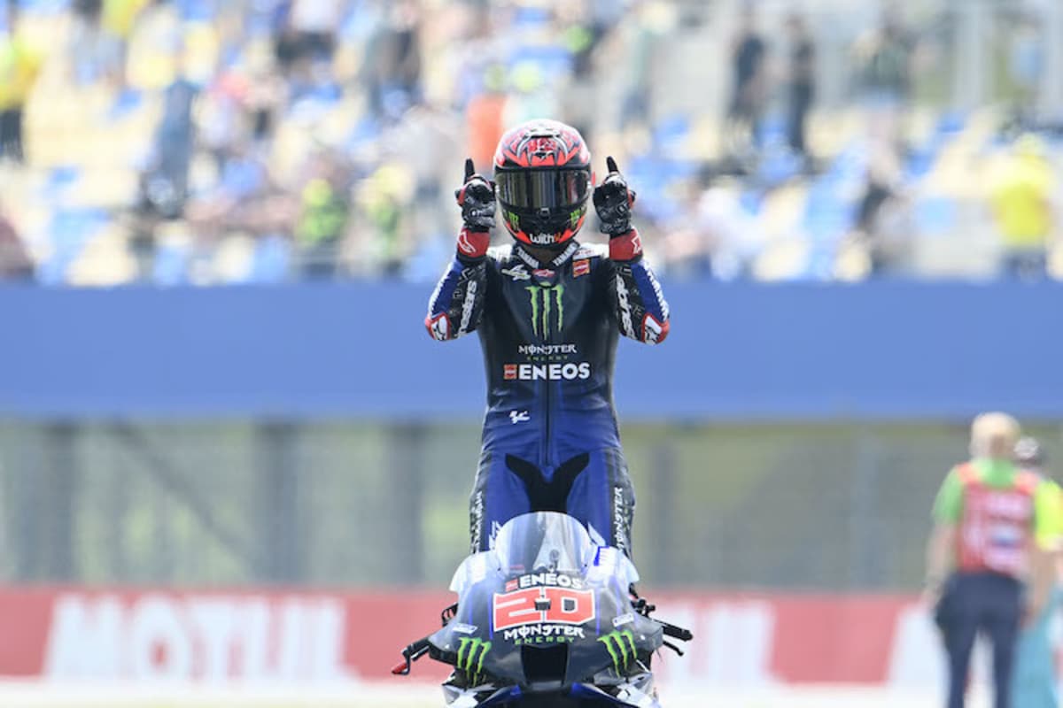 Fabio Quartararo gewinnt das Rennen