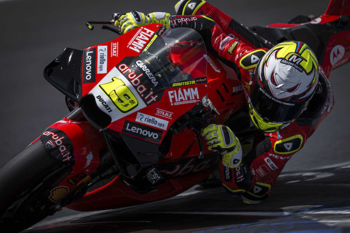 Alvaro Bautistas MotoGP-Test in Misano