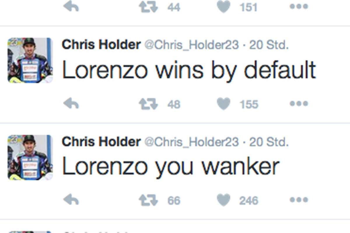 Chris Holder über Jorge Lorenzo