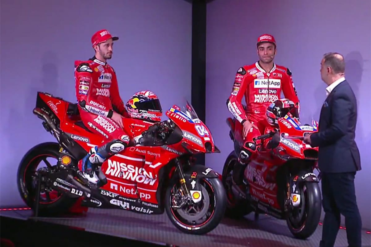 Die Ducati im 2019-Design