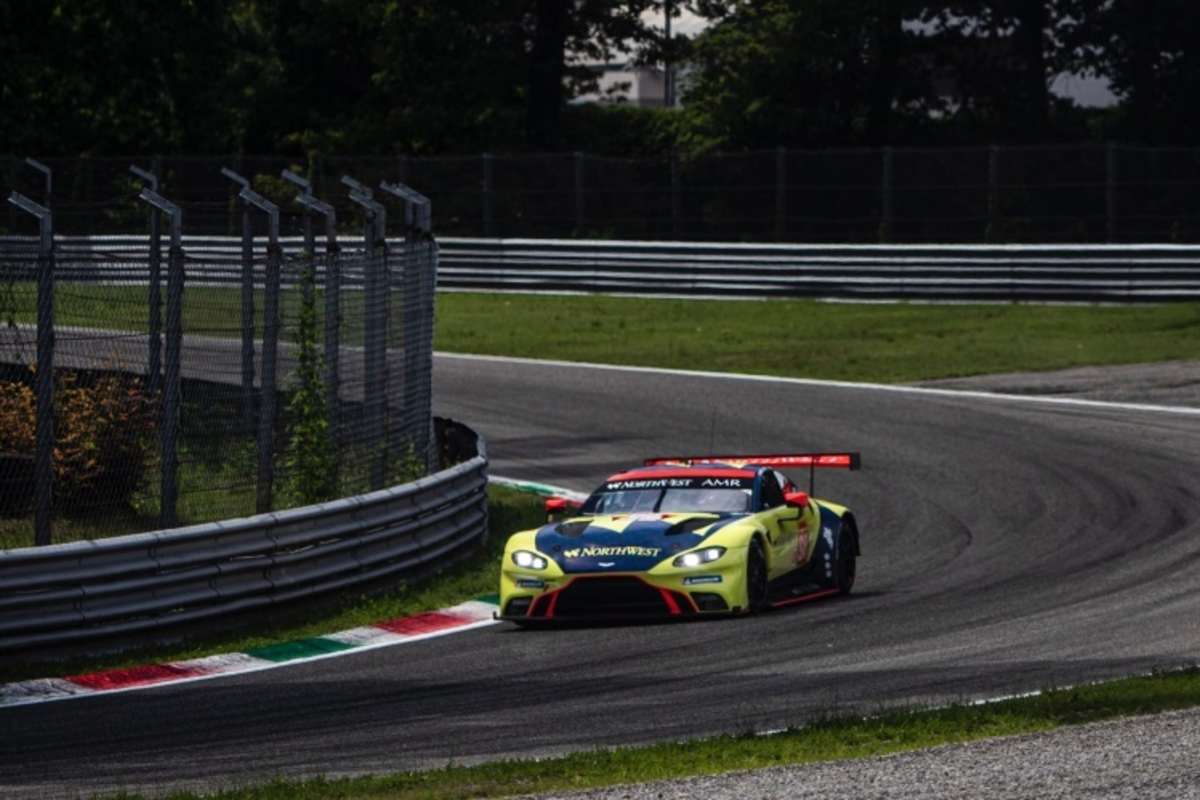 Einer der drei Aston Martin Vantage aus der GTE Am