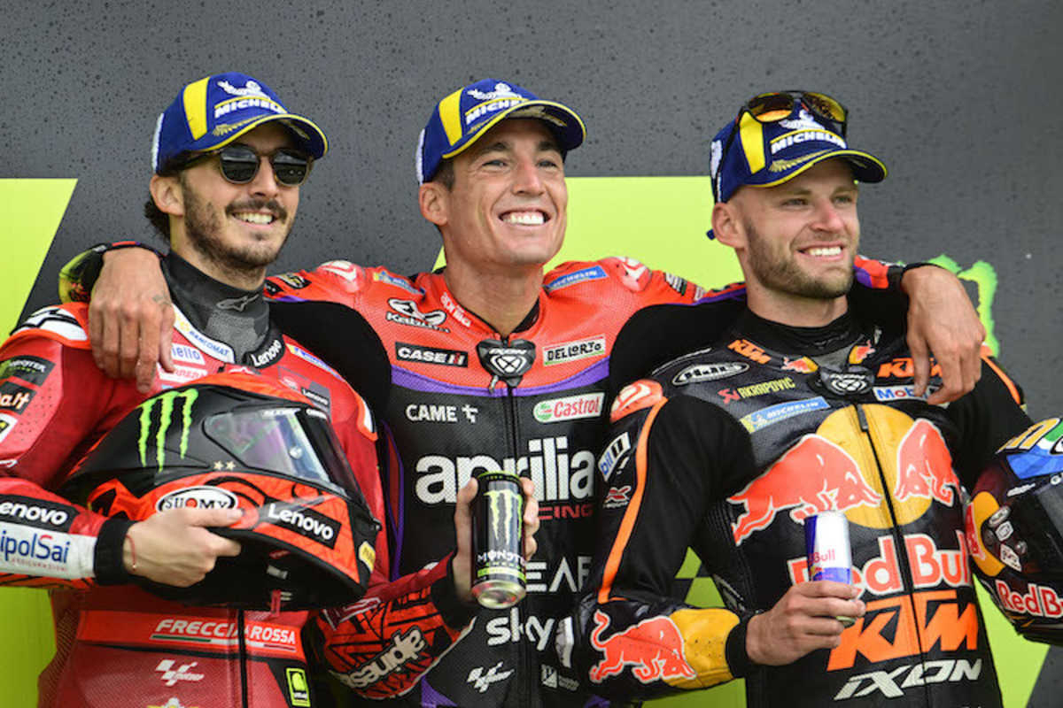 Francesco Bagnaia, Aleix Espargaró, Brad Binder