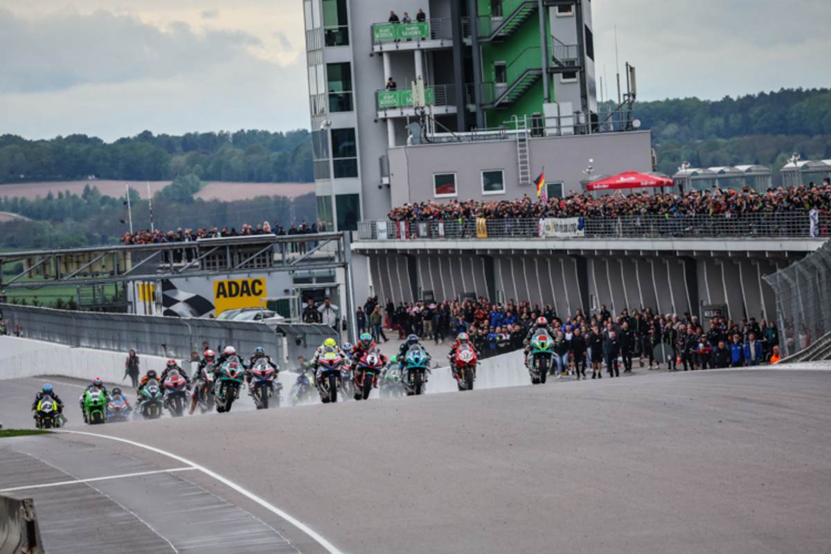 Start ins SBK Rennen 1