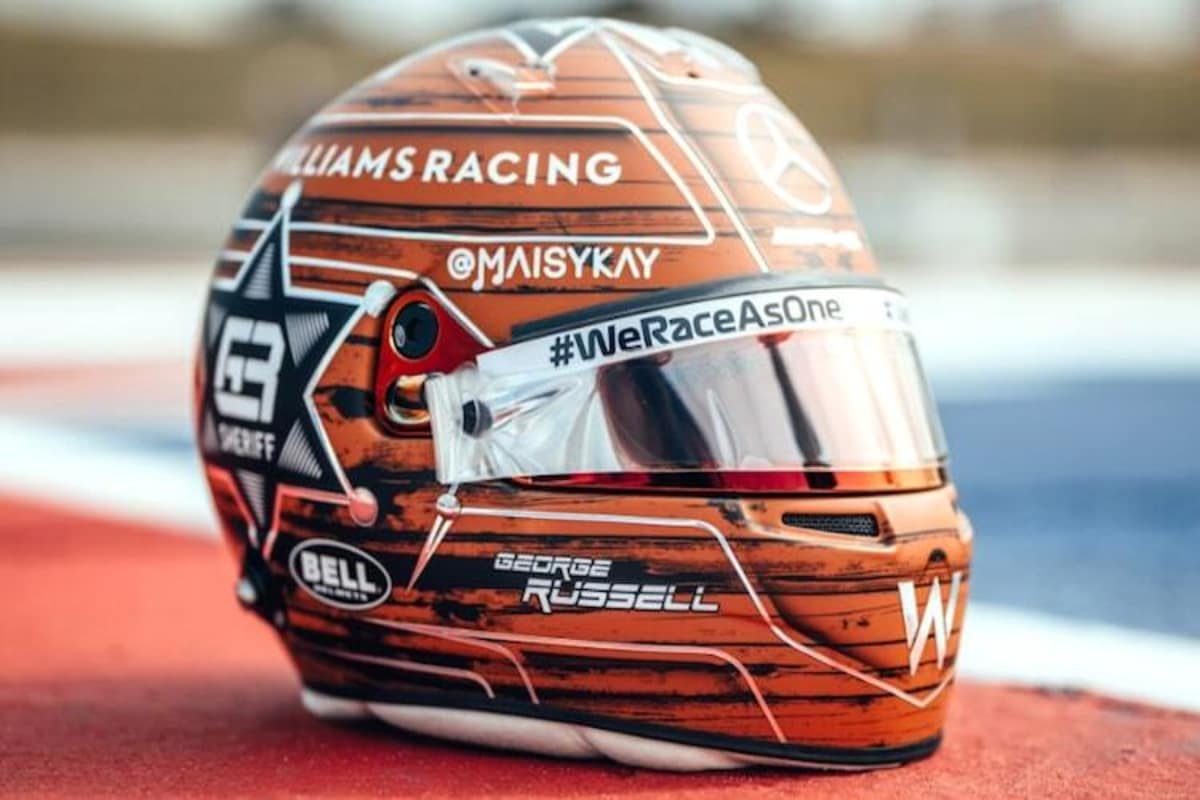 Das Helm-Design von George Russell