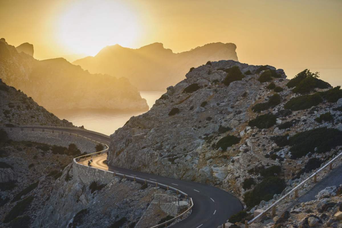 Beim Test auf Mallorca