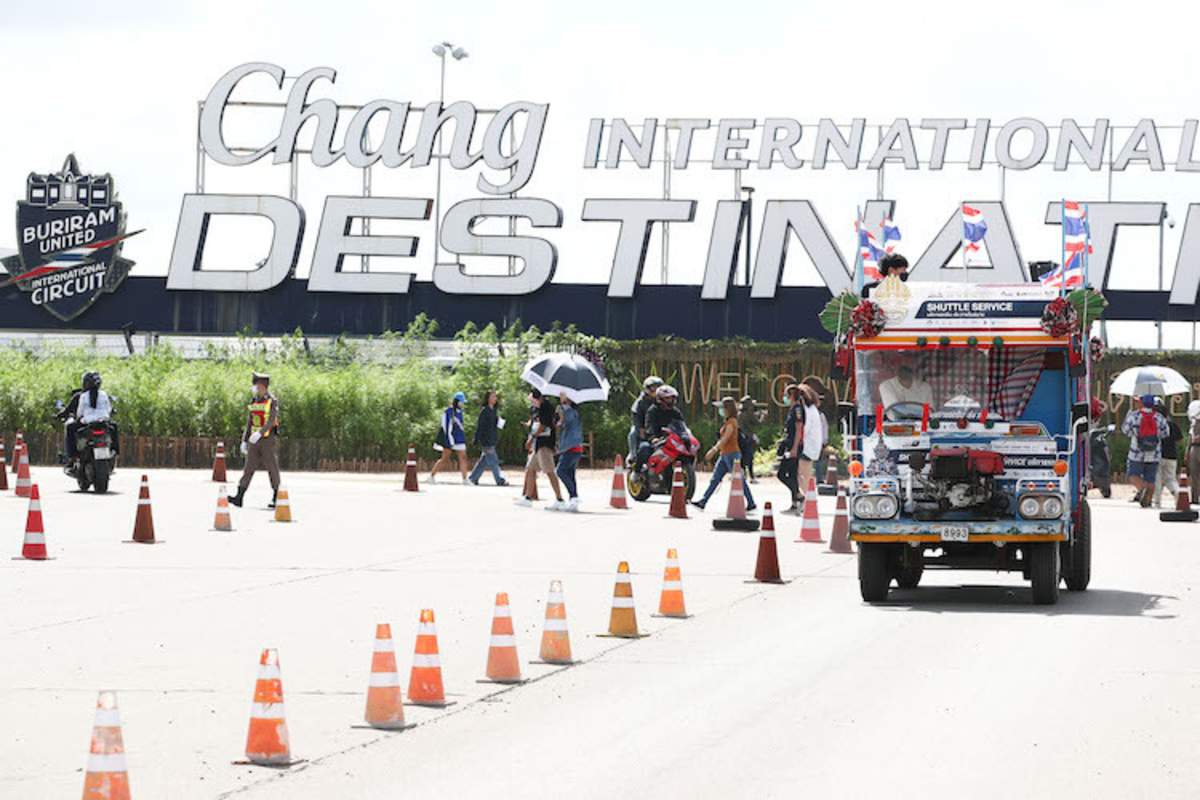 Willkommen zum Rennen in Buriram