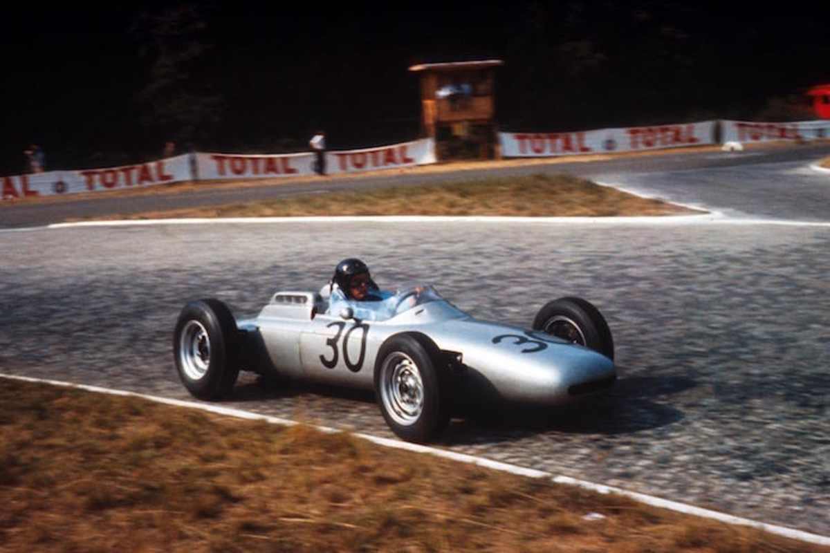 Mit Porsche bei einzigen GP-Sieg der Stuttgarter 1962 in Rouen
