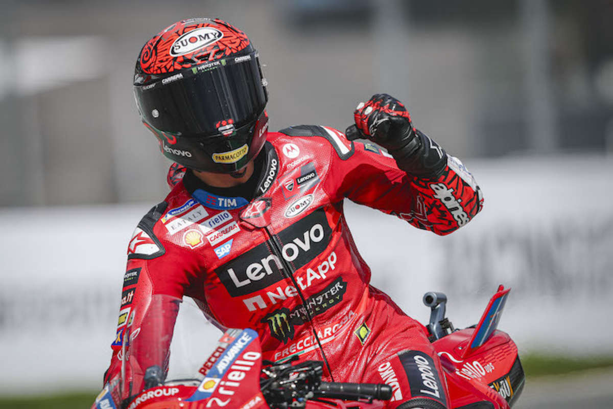 Pecco Bagnaia gewinnt das Rennen