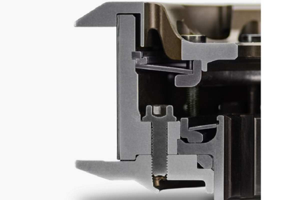 Zwei getrennte Mechanismen für die Kupplungsfunktion und die Antihopping-Einrichtung 