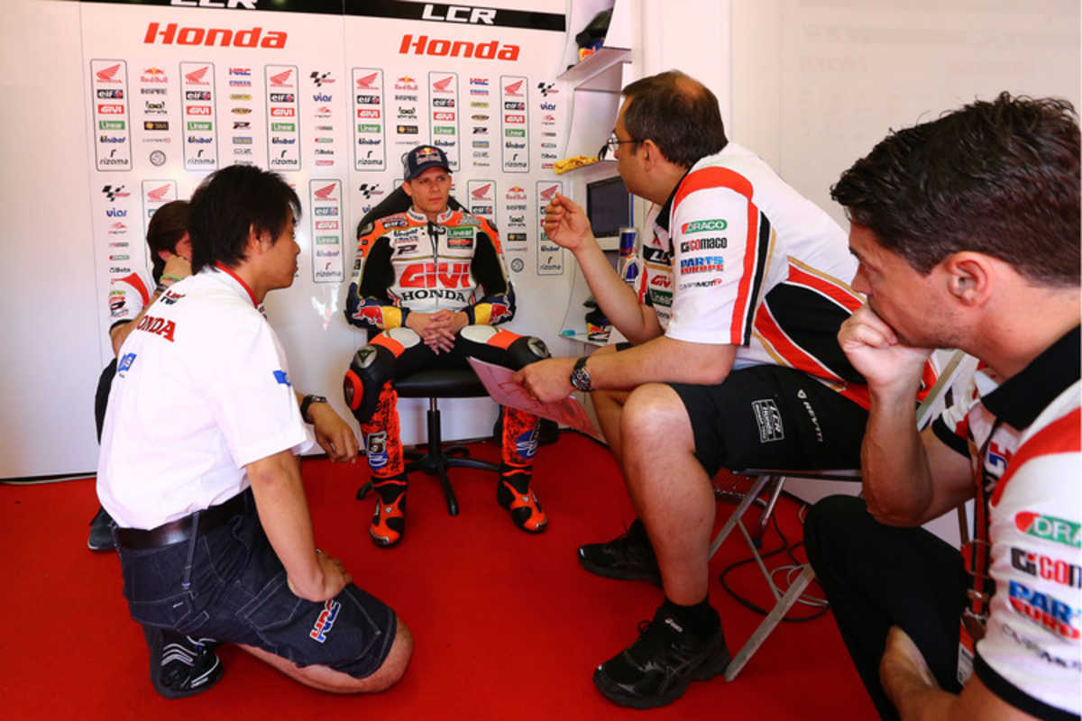 Stefan Bradl in der LCR-Box: Jetzt in der dritten Saison