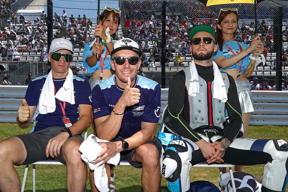 Ilya Mikhalchik (re.) vor dem Start