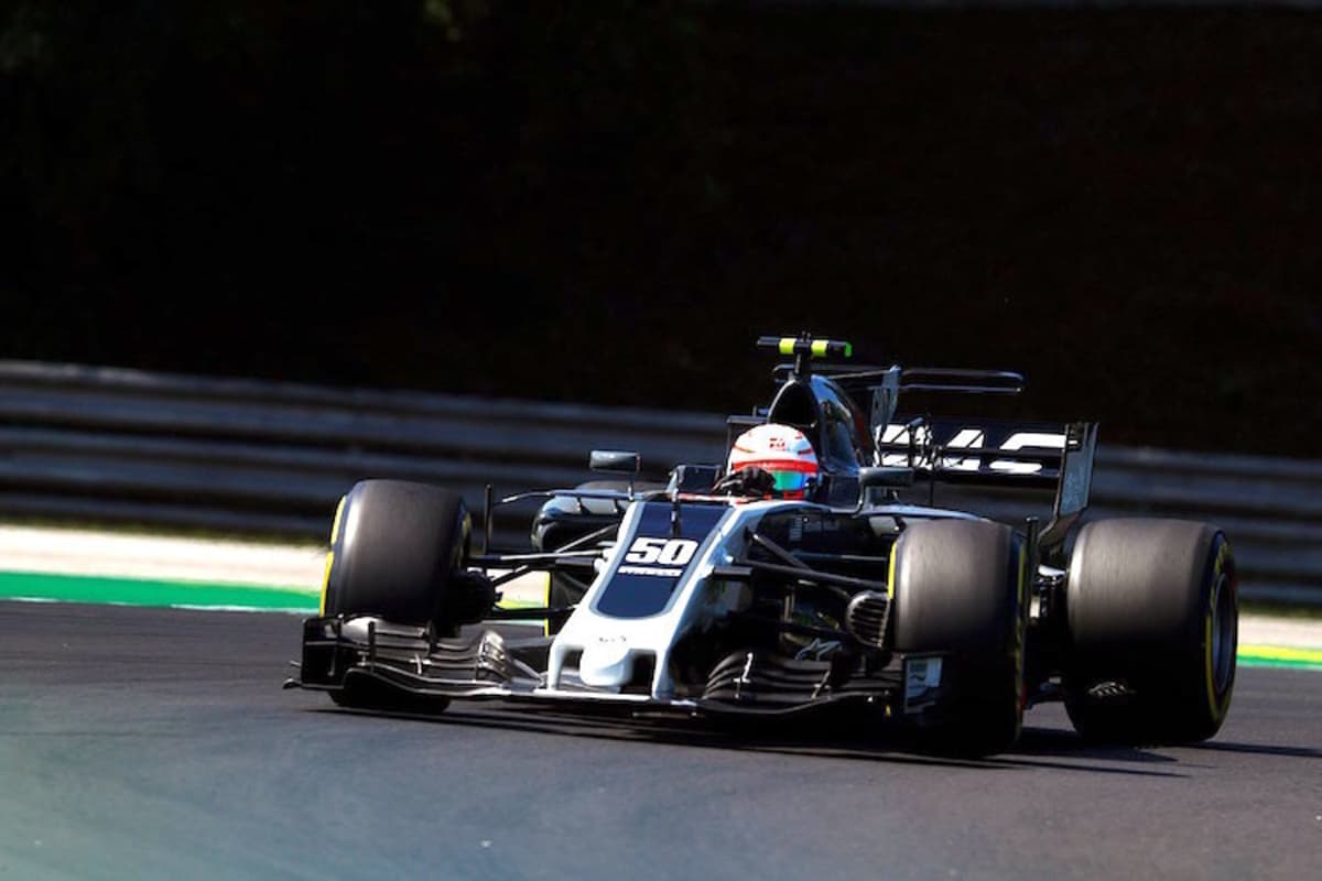 Antonio Giovinazzi vor dem Crash