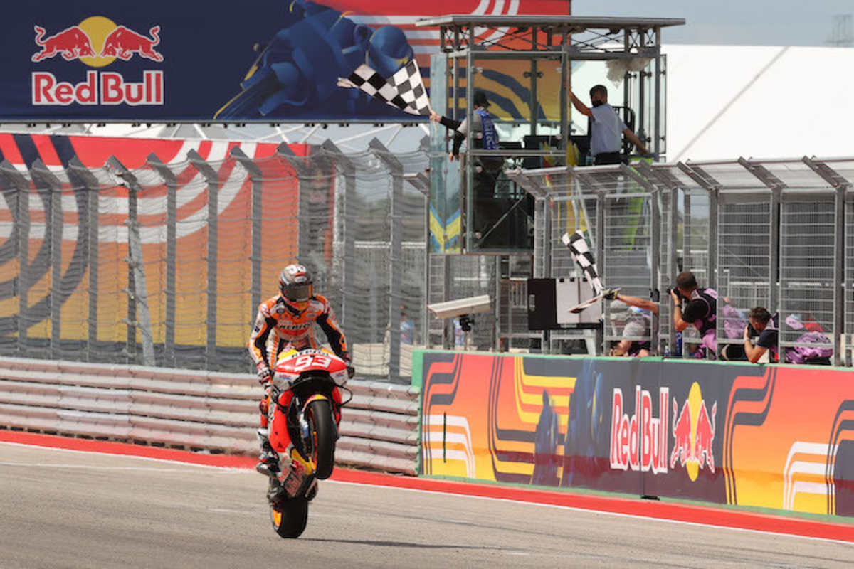 Marc Márquez gewinnt das Rennen