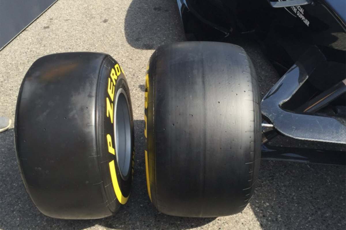 Vergleich zwischen dem 2016er und dem 2017er Vorderreifen