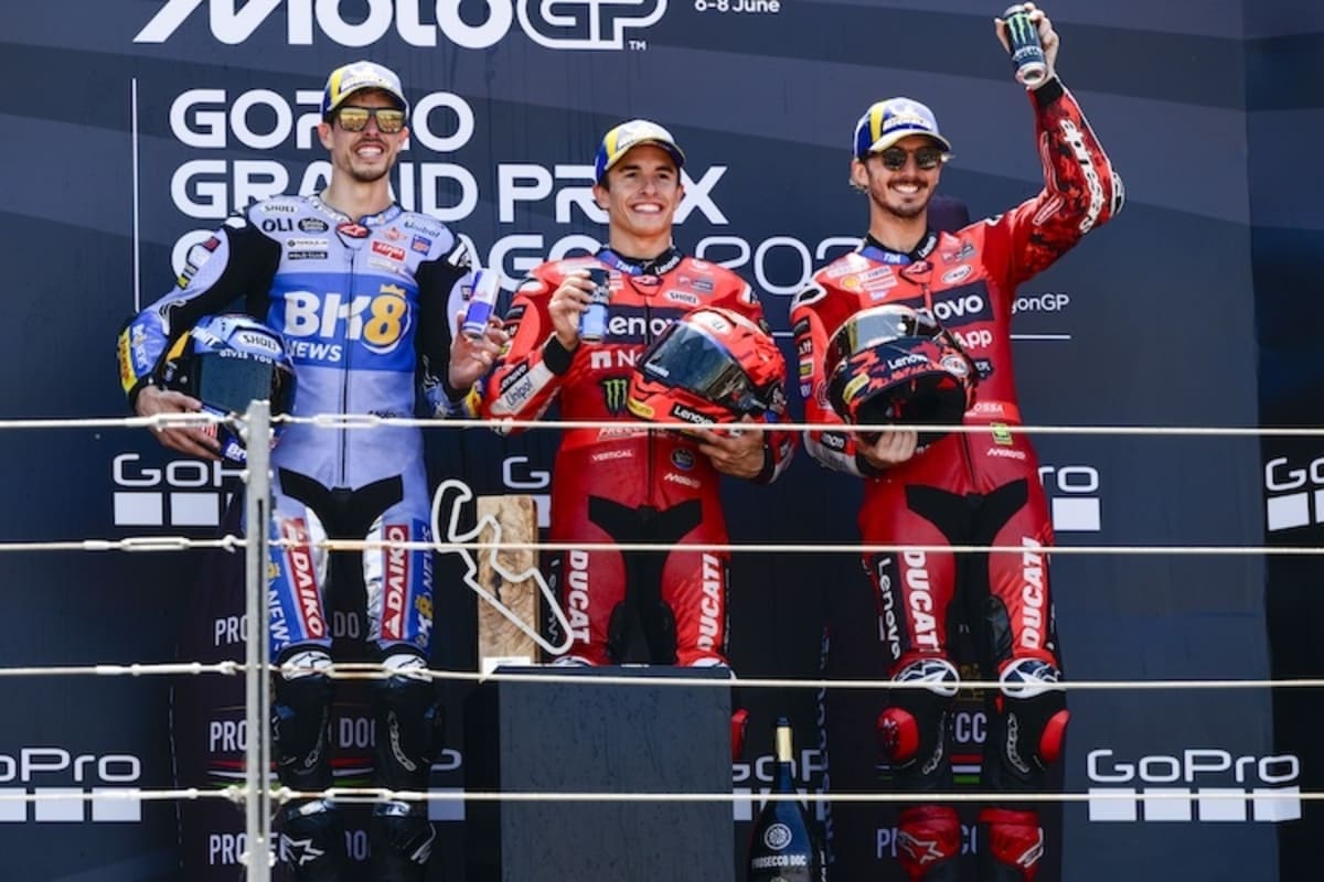 Alex Márquez, Marc Márquez, Pecco Bagnaia