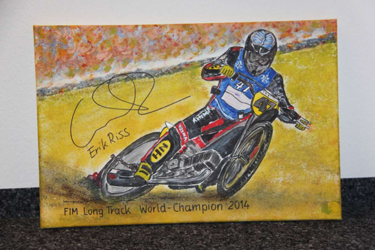 Erik Riss auf dem Weg zum WM-Titel