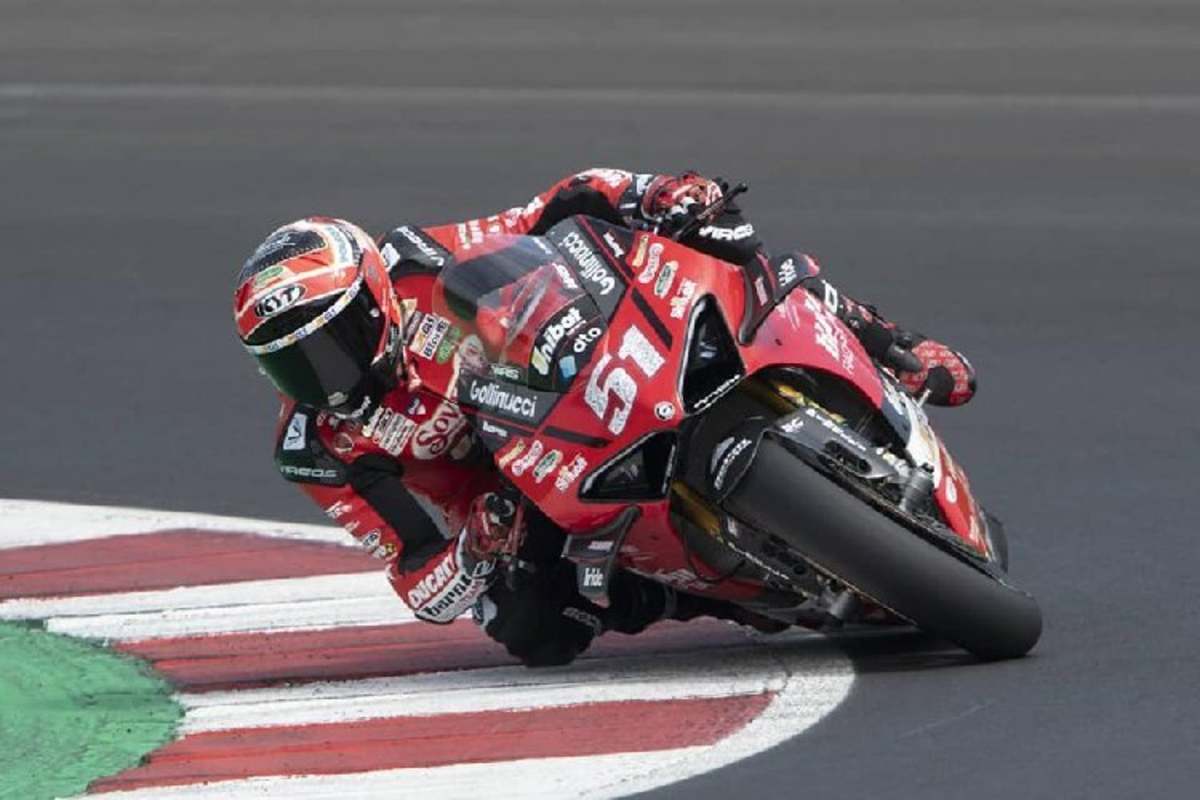 Michele Pirro fühlte sich auf der Rennstrecke wohler