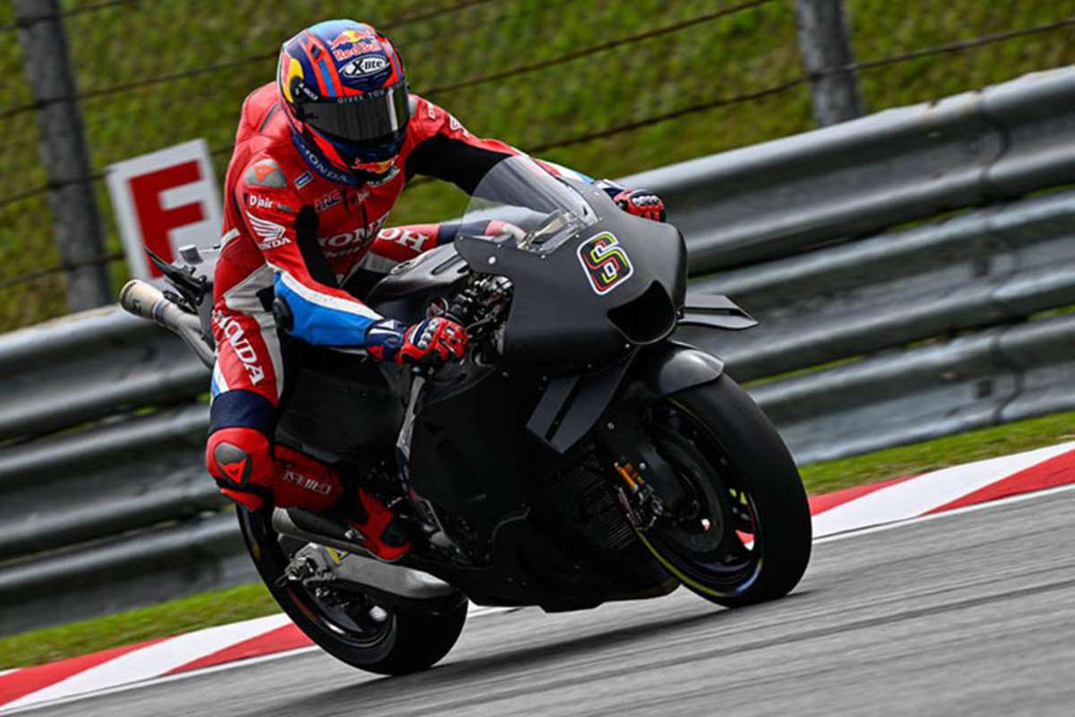 Stefan Bradl auf der neuesten Honda RC213V