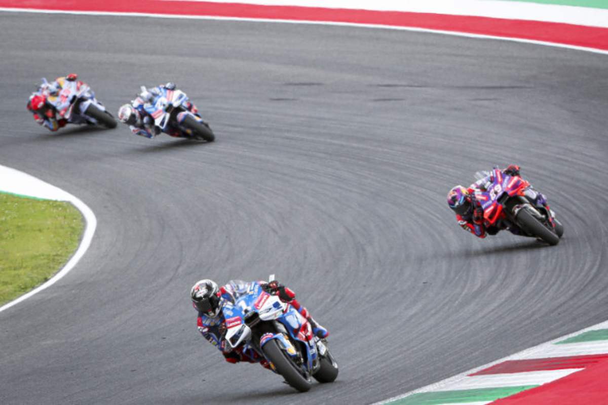 Pecco Bagnaia (1) raste zum Heimsieg