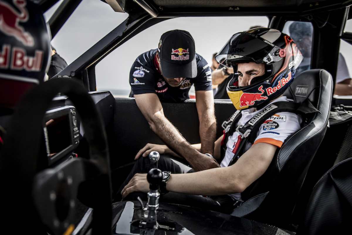 Der MotoGP-Star wurde aus gutem Grund festgezurrt