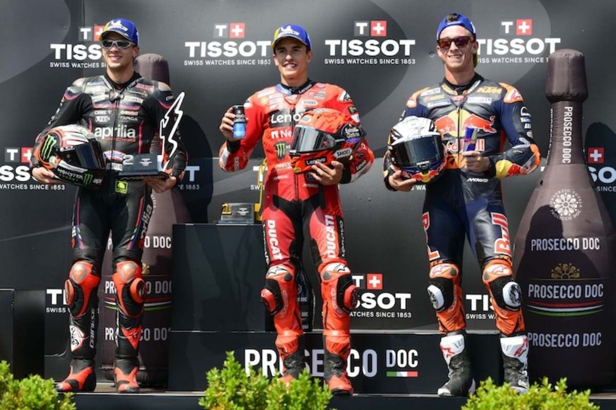 Marco Bezzecchi, Marc Márquez, Pedro Acosta