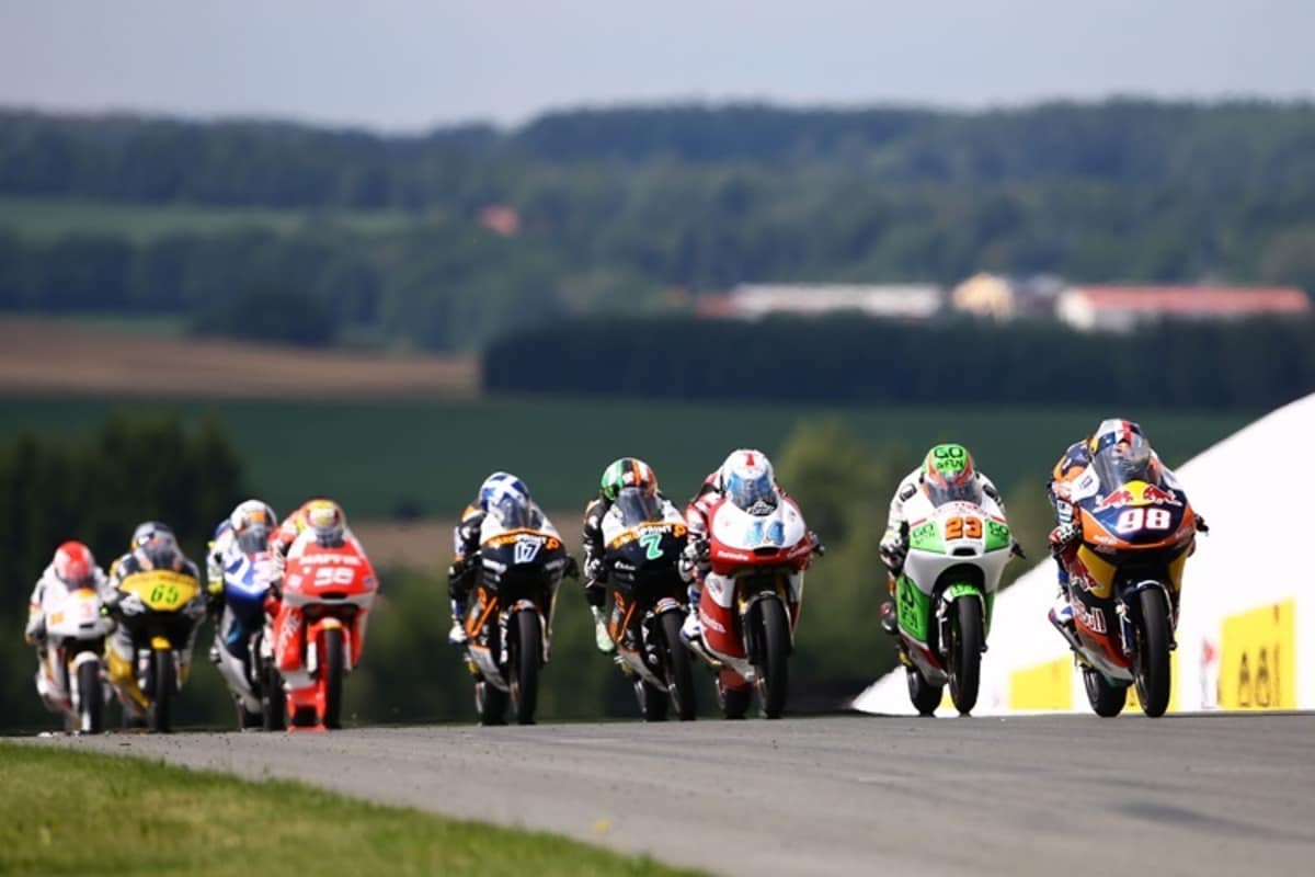 Während des Moto3-Rennens