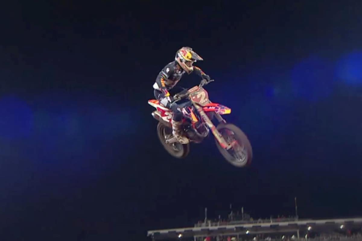 WM-Leader Cooper Webb sammelte auf Rang 2 kräftig Punkte 