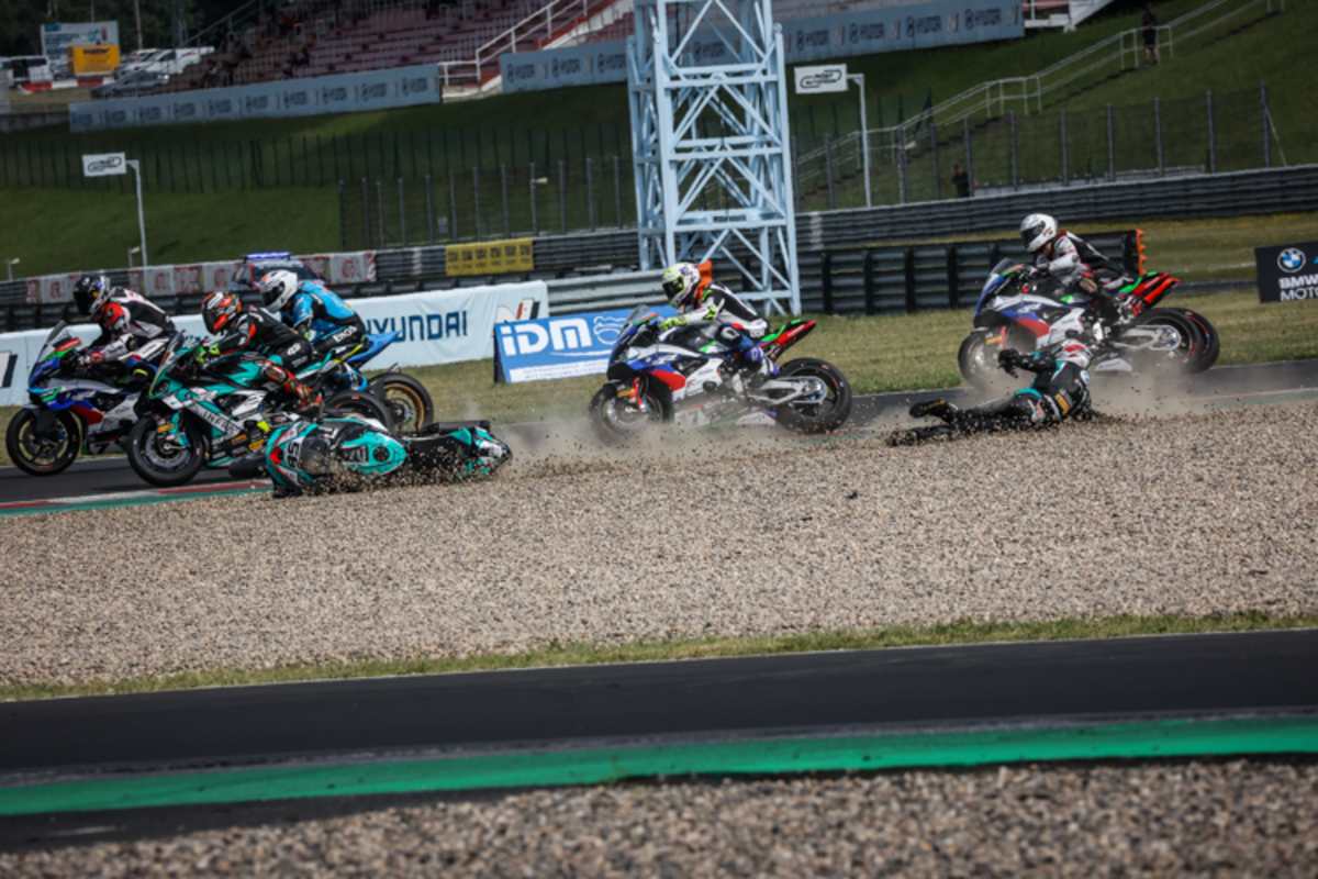 Finsterbusch-Crash bei IDM Most 2023