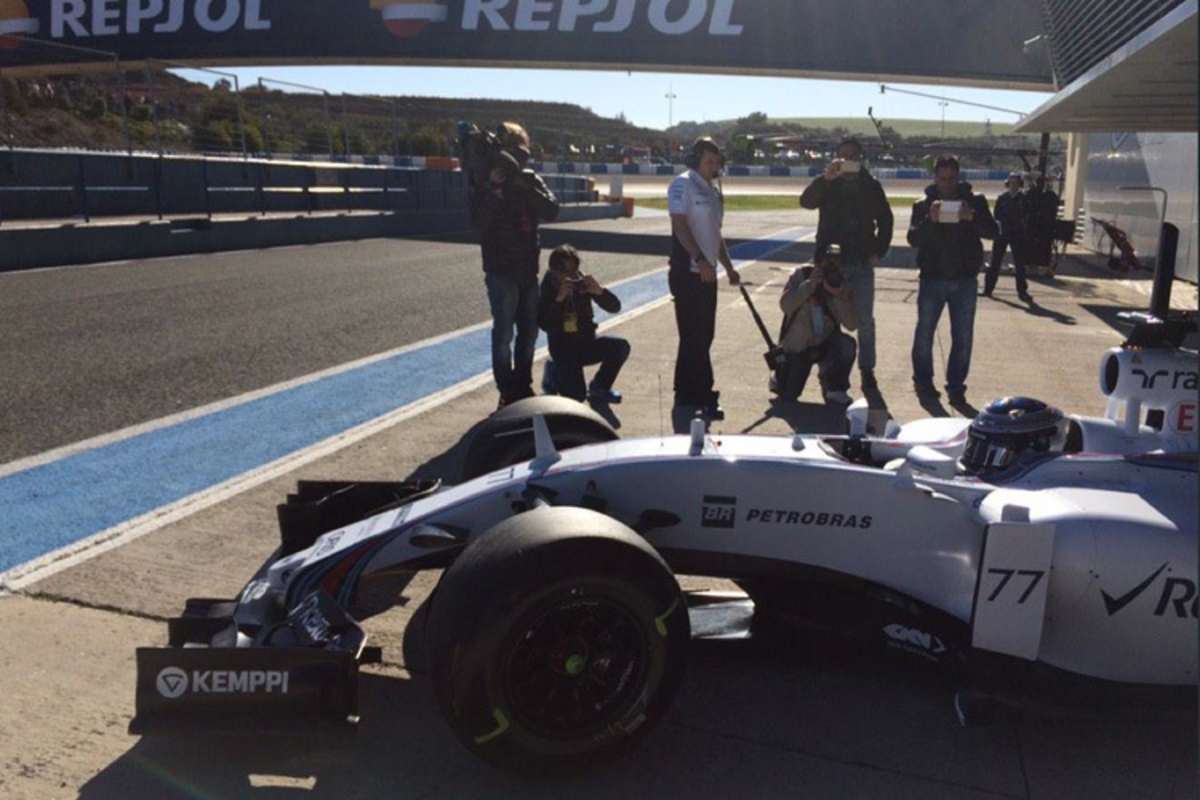 Valtteri Bottas geht auf seine Installationsrunde