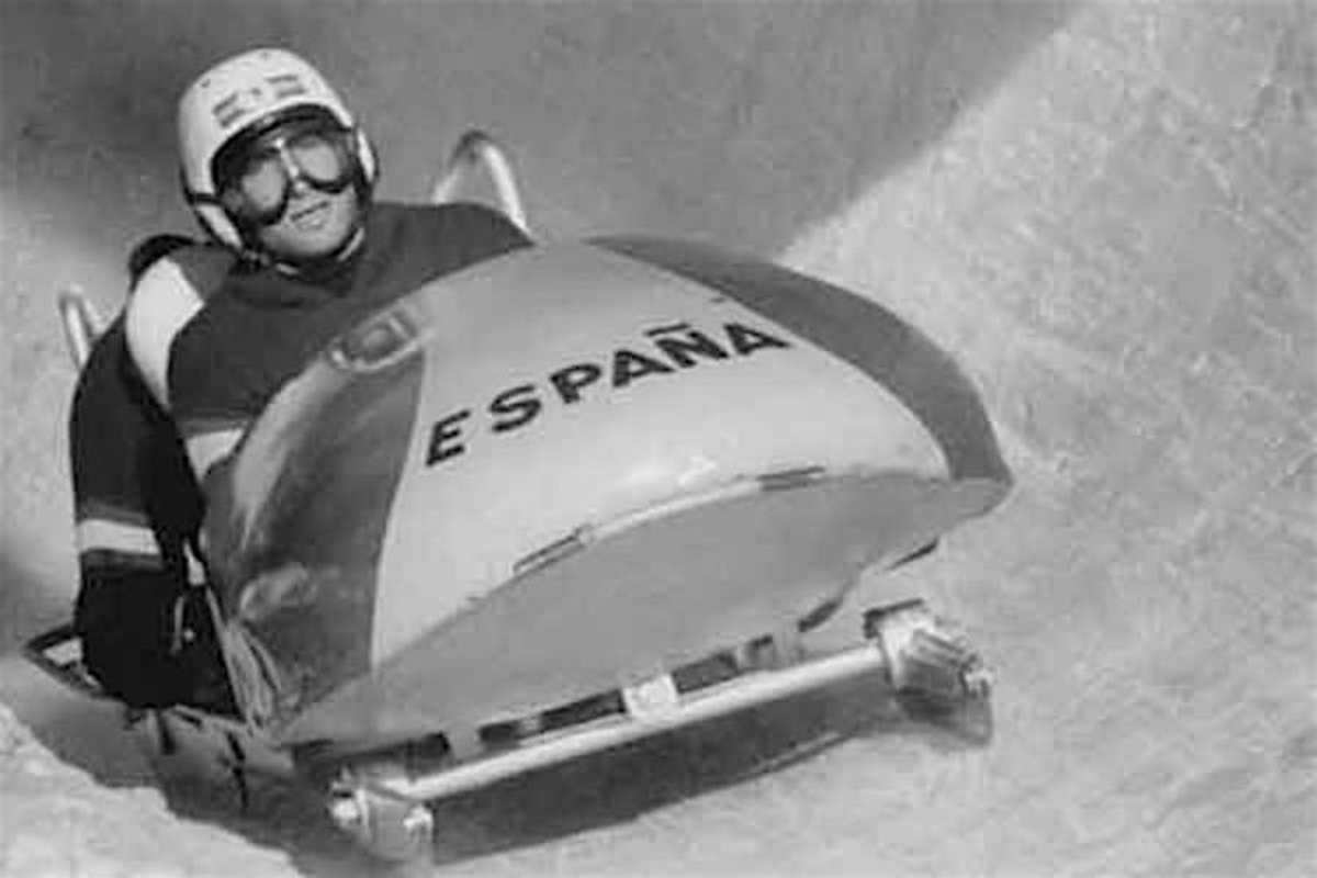 Fon de Portago im Zweier-Bob