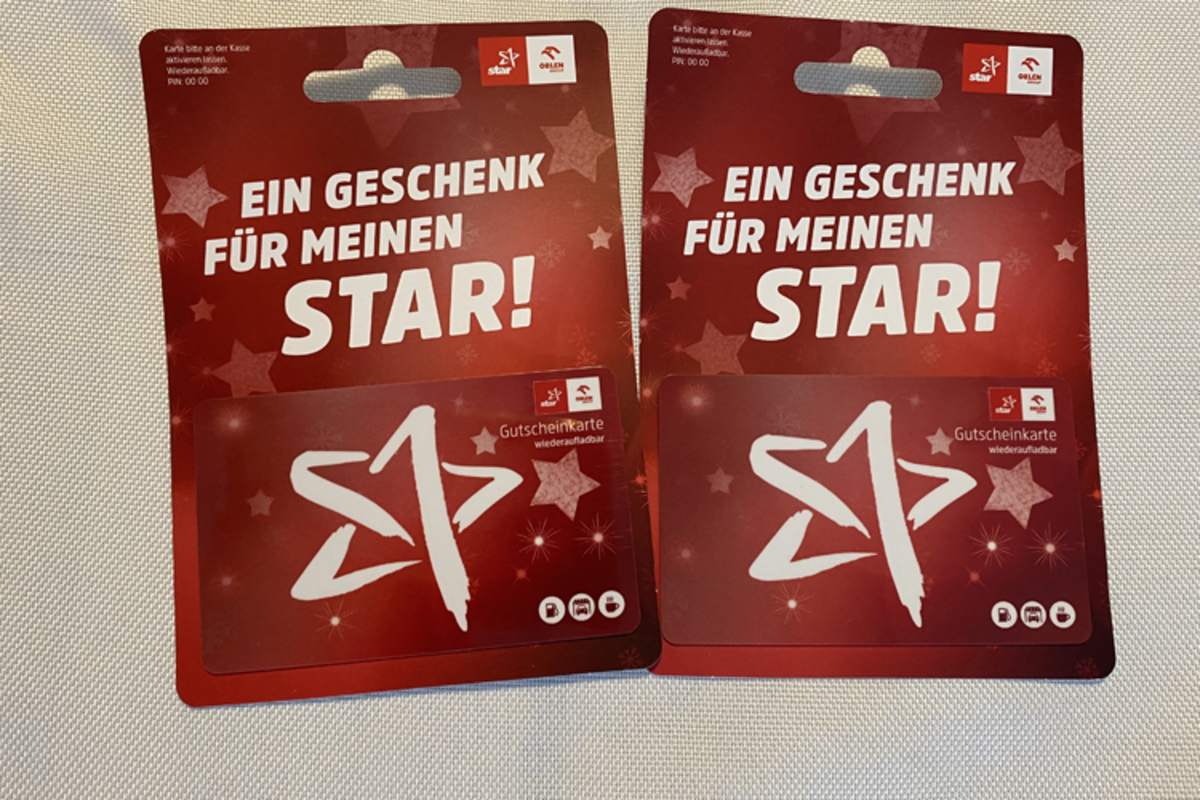 Zwei Tankgutscheine kann man auch gewinnen